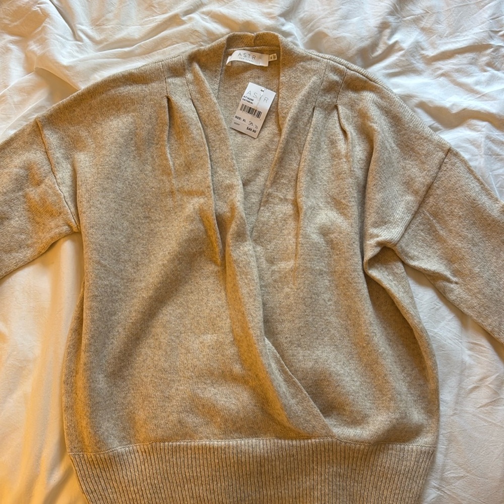 ASTR Wrap Sweater